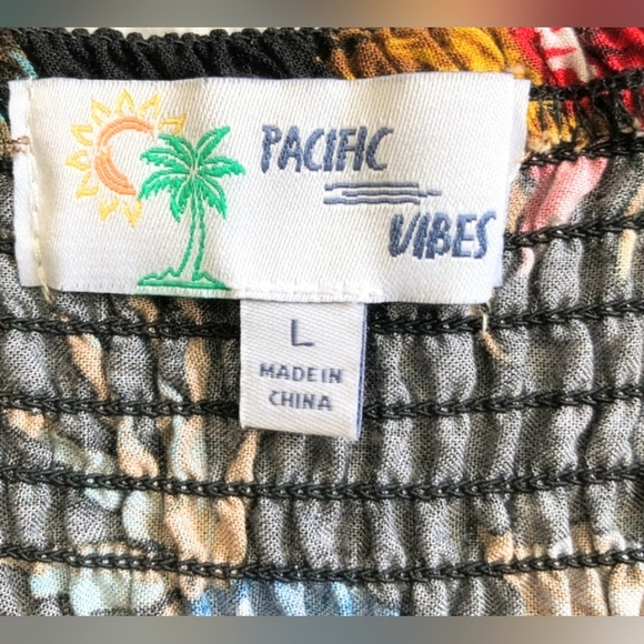 Sleeveless Tropical/Floral Print Mini Dress- NWOT - Picture 8 of 8